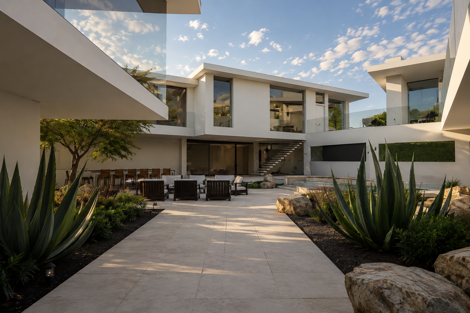 Bayadere central courtyard