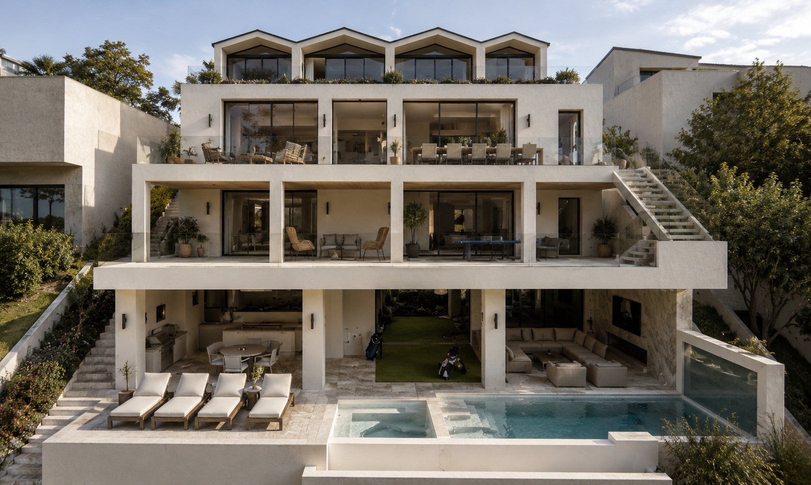 Current rear exterior study