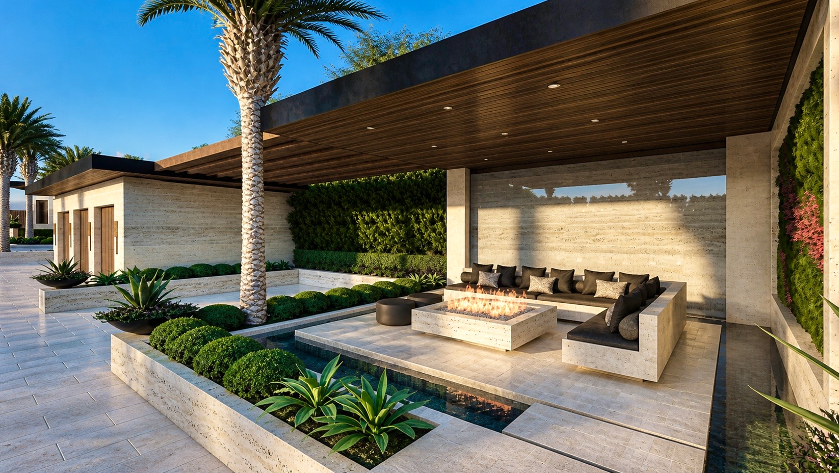 San Miguel covered exterior lounge